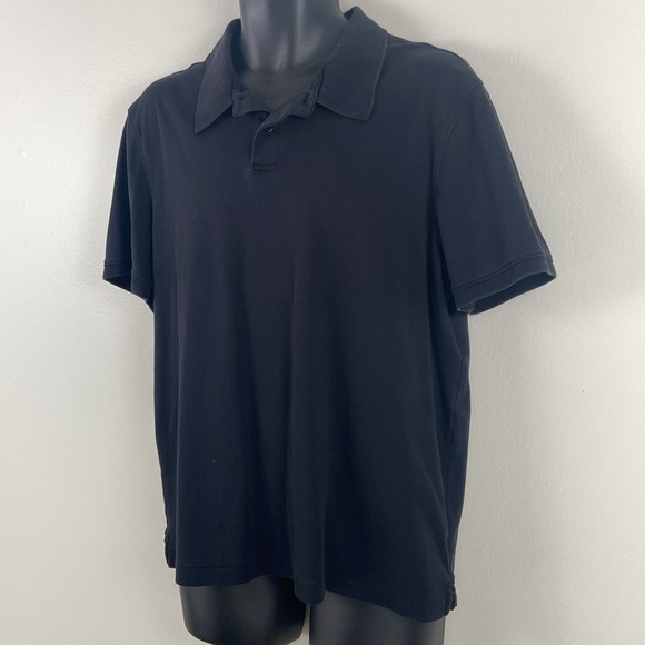 ✨3/$25✨ Calvin Klein Black Polo - L - Picture 4 of 8